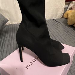 Madden Girl Sock Heels 7.5