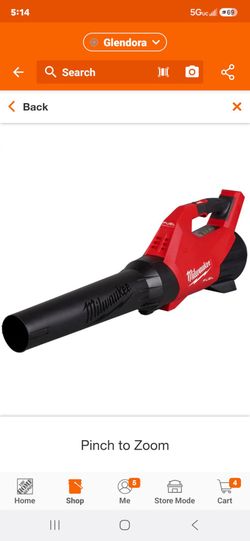 Milwaukee
M18 FUEL 120 MPH 500 CFM 18V Brushless Cordless Battery Powered Handheld Blower Tool-Only STORE PRICE $199