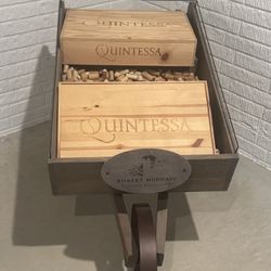 Robert Mondavi Wheel barrel