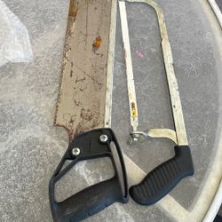Hand saw. ($10 for both)