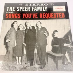 The Speer Family Songs You’ve Requested Rare Obscure Gospel Vinyl LP 1958 EX VG+
