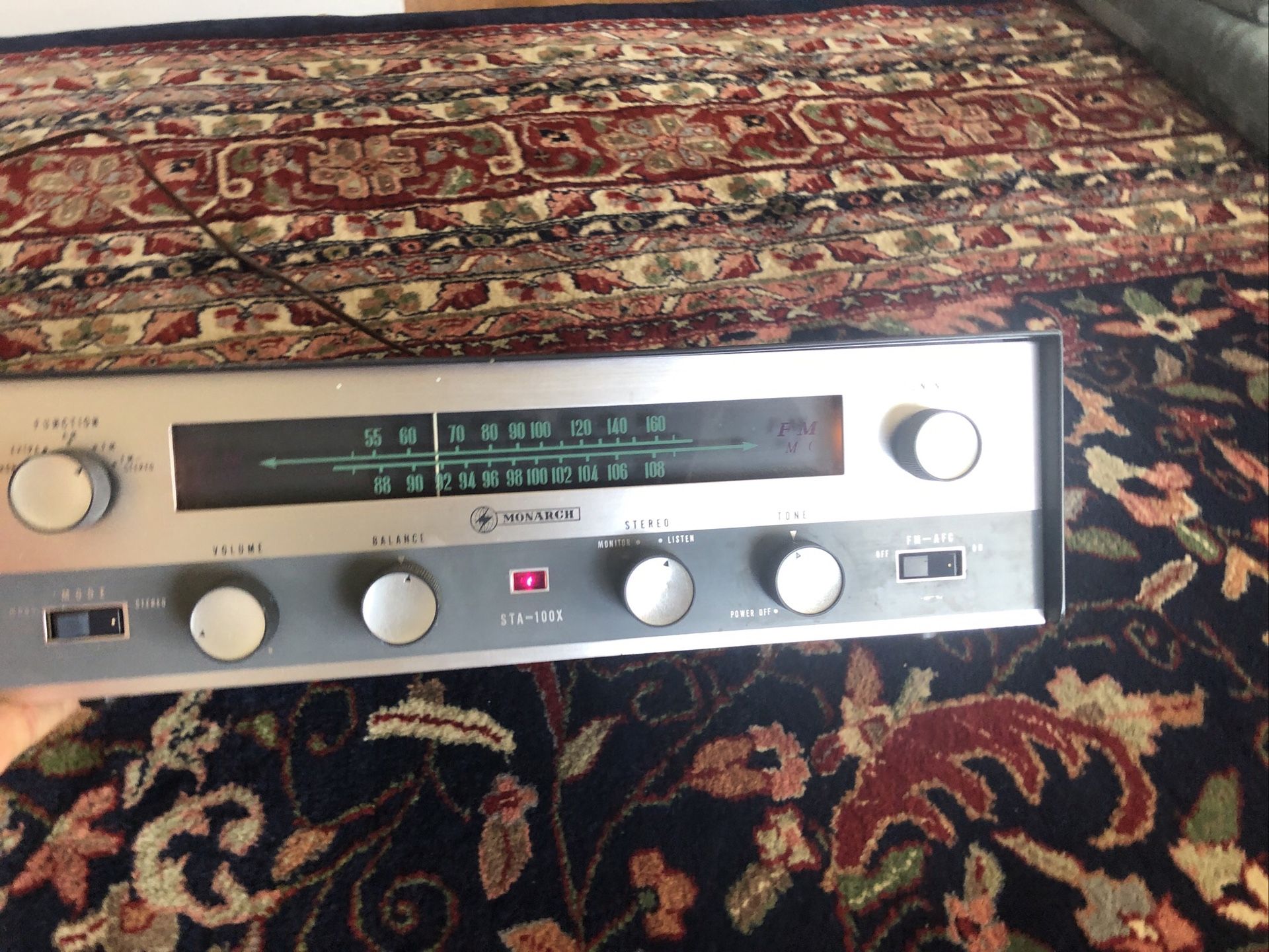 Monarch Am -FM Amplifier Tested Working Perfect Excellent Condition