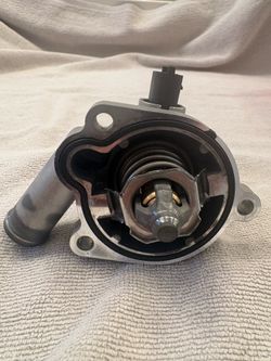 A-Premium Upgraded Aluminum Engine Coolant Thermostat Housing Assembly with Sens