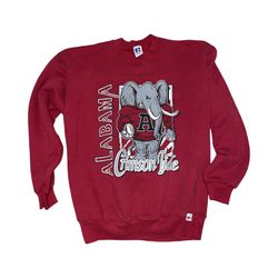 Russel Athletics Red Vintage Alabama Sweatshirt xl 
