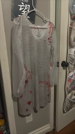 Bloody Bride Halloween Costume Dress