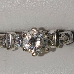 Sterling Silver Cz Ring