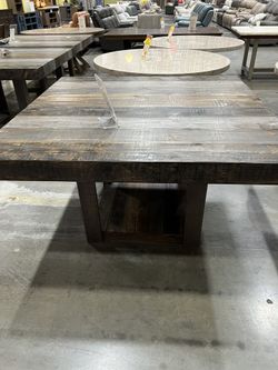 square wooden table from rc willey