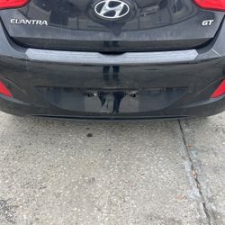 Used Rear Bumper Assembly fits: 2013 Hyundai Elantra Htbk GT Korea built Rear Gr