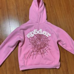Pink Spider Hoodie  