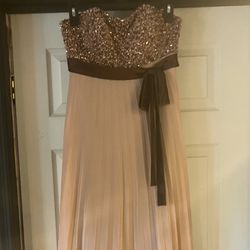 Prom Gown Strapless 