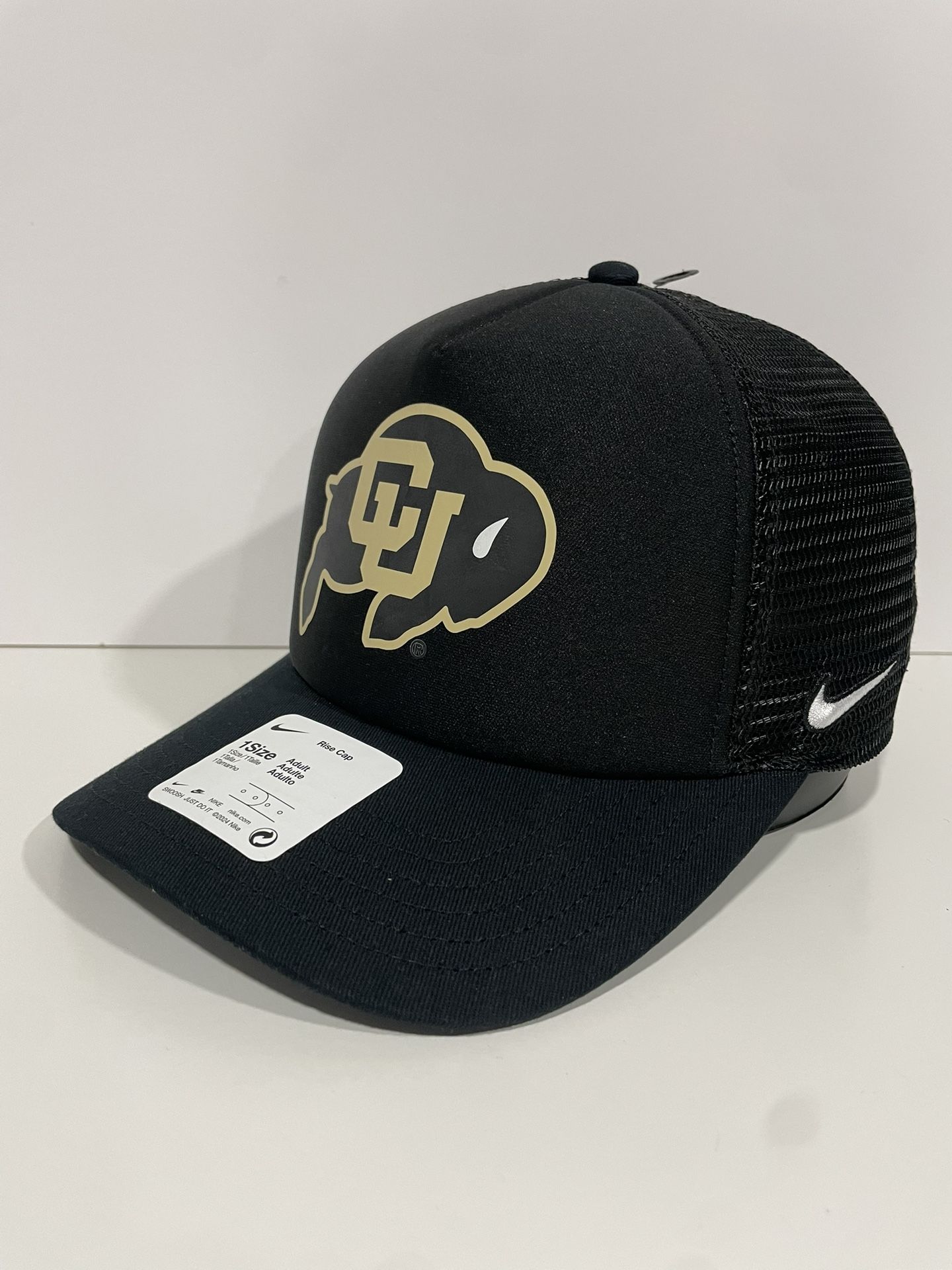 Nike Colorado Buffaloes Coach Prime Deion Sanders Black Snapback Hat Cap NWT