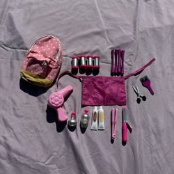 american girl doll hair salon accessories - $10 OBO