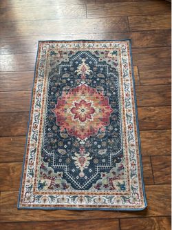 patterned rug