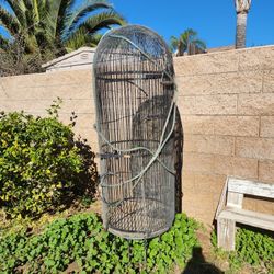 bird cage yard decor 