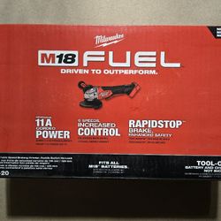 Milwaukee 2888-20 M18 FUEL  Cordless 4-1/2 in./5 in. Grinder Variable Speed