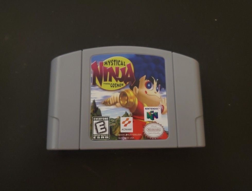 Mystical Ninja Starring Goemon Nintendo 64 Video Game Cartridge N64