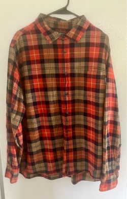 Eddie Bauer Flannel Long Sleeve Collar Shirt