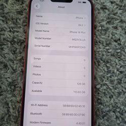 Unlocked IPhone 14 Plus