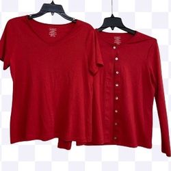 L.L.Bean women’s supima cotton twins set /Small