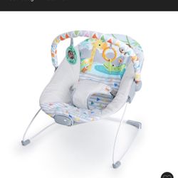 Bright Starts Vibrating Bouncer with Toy Bar