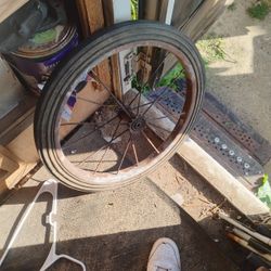 Victorian Buggy Cart Wheel 