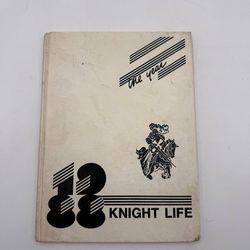Vintage “Knight Life” School Yearbook – The Year – Retro 1988 Design