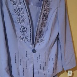 2pc Women's Lilac Skirt Suit 