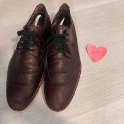 oxford leather brown shoes  louis vuitton 