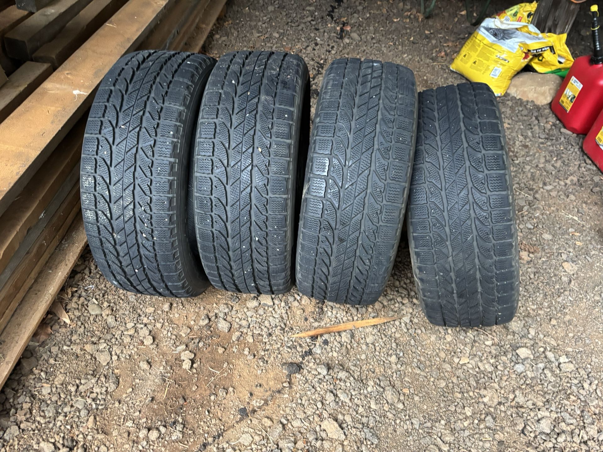 4 -205/55/16 Stud-less Winter Tires