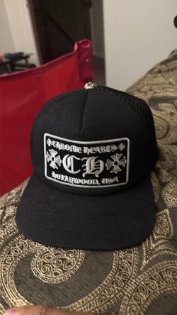 Chrome heart hat