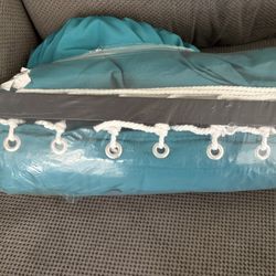 LARGE TEAL TURQUOISE HAMMOCK NEW $60  