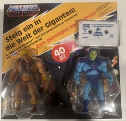 MOTU 40th Anniversary Exclusive He-Man & Skeletor German SDCC 2 Pack w/Cassette