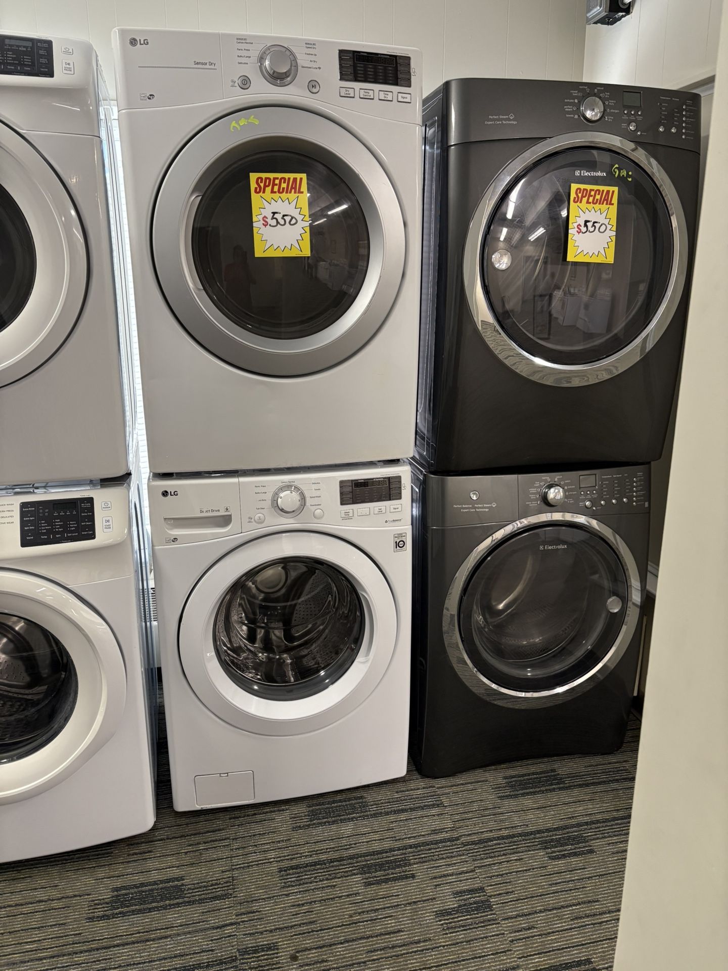 LG Wacher Machine And Gas Dryer