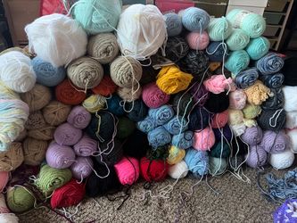 Lots of yarn!