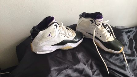 Nike Air Jordan B Loyal Space Jam GS White Black Purple Youth Sz 5.5 CK1425-115