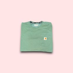 Carhartt relaxed fit pocket tee shirt emerald green men’s large