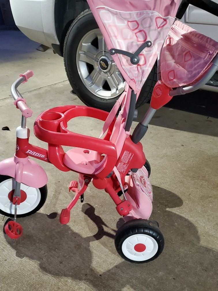 Kids 4 In 1 Radio Flyer Tricycle