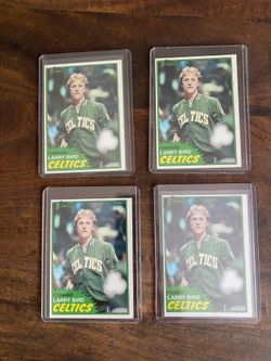 Larry Bird Topps #4 Card Package