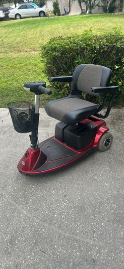 Red 3-Wheel Electric Mobility Scooter