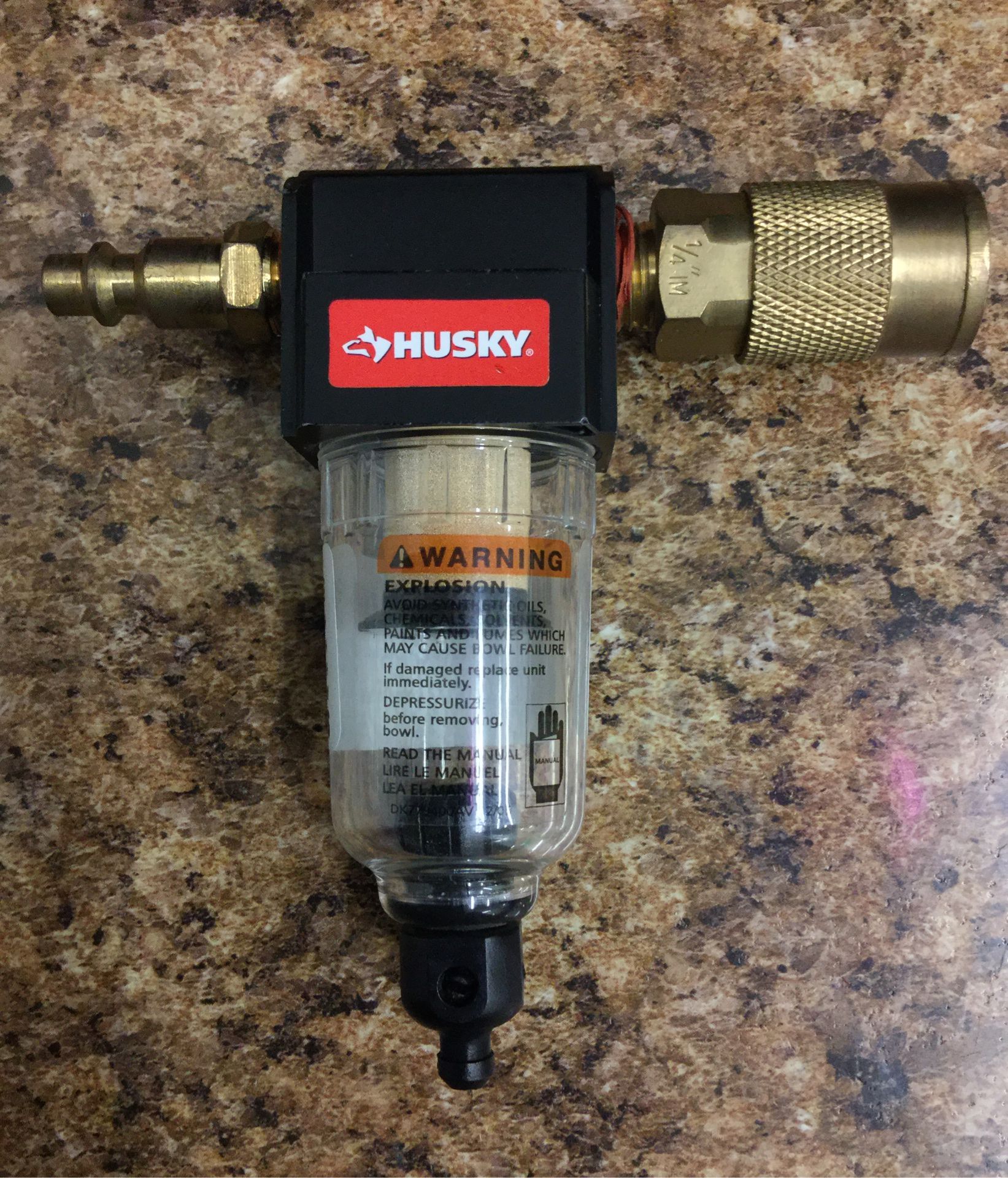 Husky HDA70403AV 1/4” Air Compressor Filter