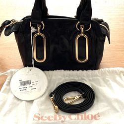 Authentic NWT SEE BY CHLOÉ Paige Mini Leather Bucket Bag  $375