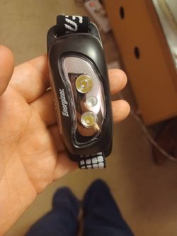 Head Flash Light I NEED IS SOLD TODAY WHOEVER WANTS IT COMES GET IT TONIGHT