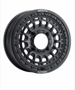 Friday-Saturday huge. Sale. On METAL FX HITMAN 15” Beadlock wheels & 32x10-15 tires for Polaris rzr Kawasaki speed UTV 4 lug SXS (We Finance)