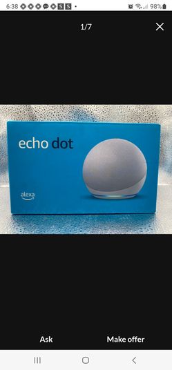 New open box Alexa Dot speaker