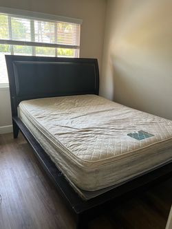 Free Queen mattress bed frame