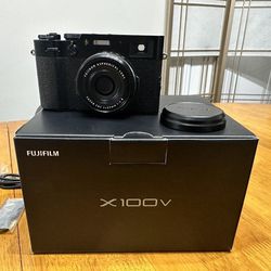 Fujifilm X100V 26.1 MP Compact Digital Camera - Black With Original Accessories