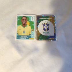 2026 Soccer Stickers Bazil  And Raphinha