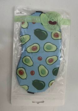 Avocado Print Eye Mask