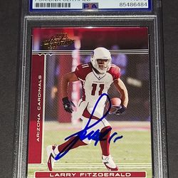 🔥 Larry Fitzgerald autographed card PSA/DNA COA 🔥