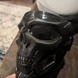 Black Airsoft Skull Mask